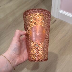 Starbucks Rose Gold Diamond Tumbler